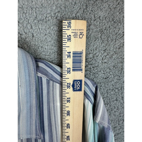 Tommy Bahama Shirt Men's XLT Extra Large Tall Striped Long Sleeve Button Up - Picture 11 of 14